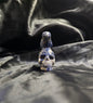 Hand‑Carved Sodalite Skull with Bird Totem | Metaphysical Crystal Carving