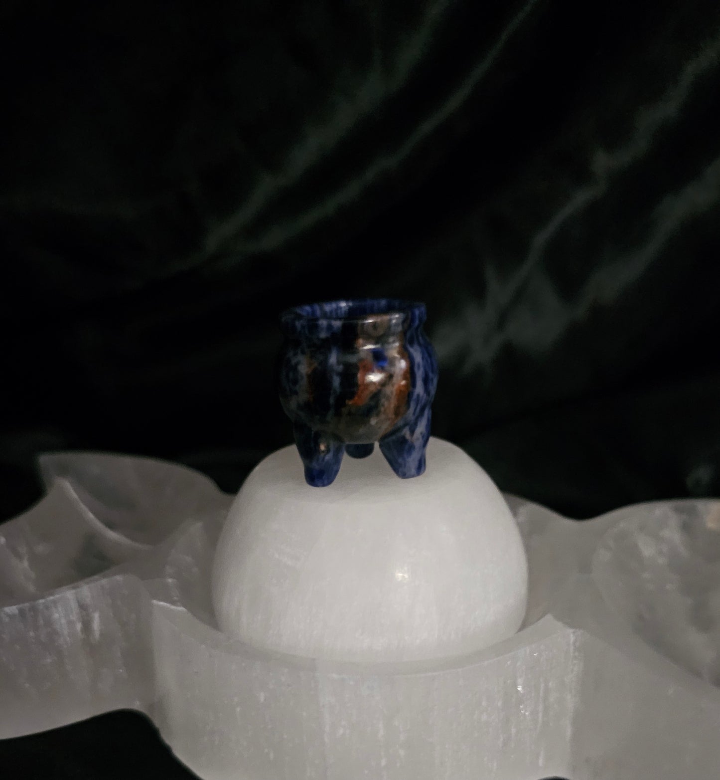 Cauldron, mini - Sodalite