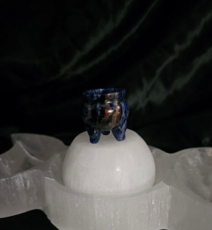 Cauldron, mini - Sodalite
