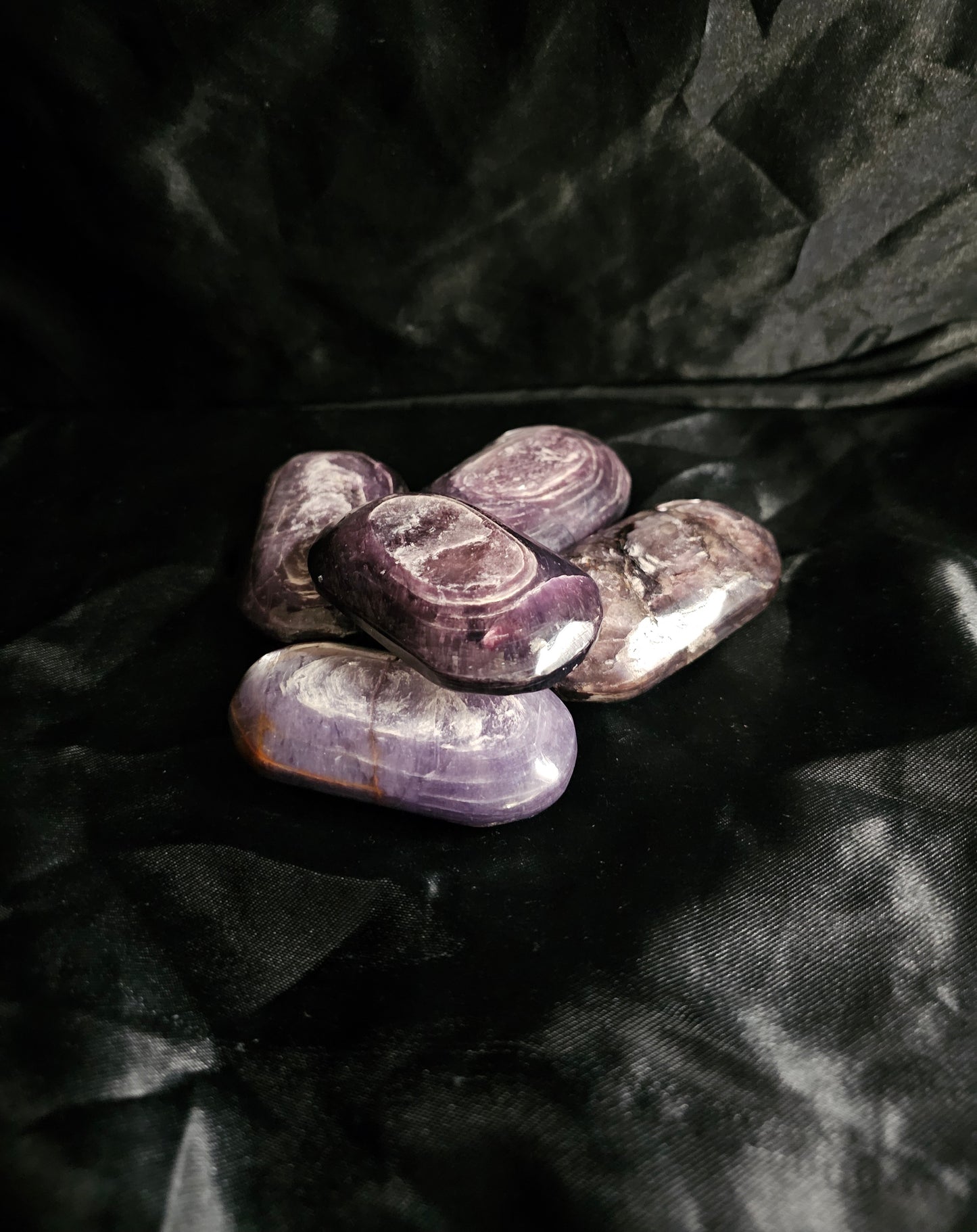 💜 Premium Lepidolite Palm Stone