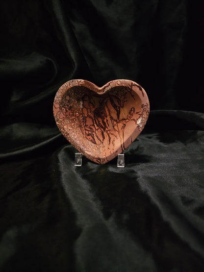 Mookaite Heart Bowl - 4"