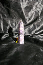 🟣 Charoite Tower — Natural Siberian Swirl Pattern