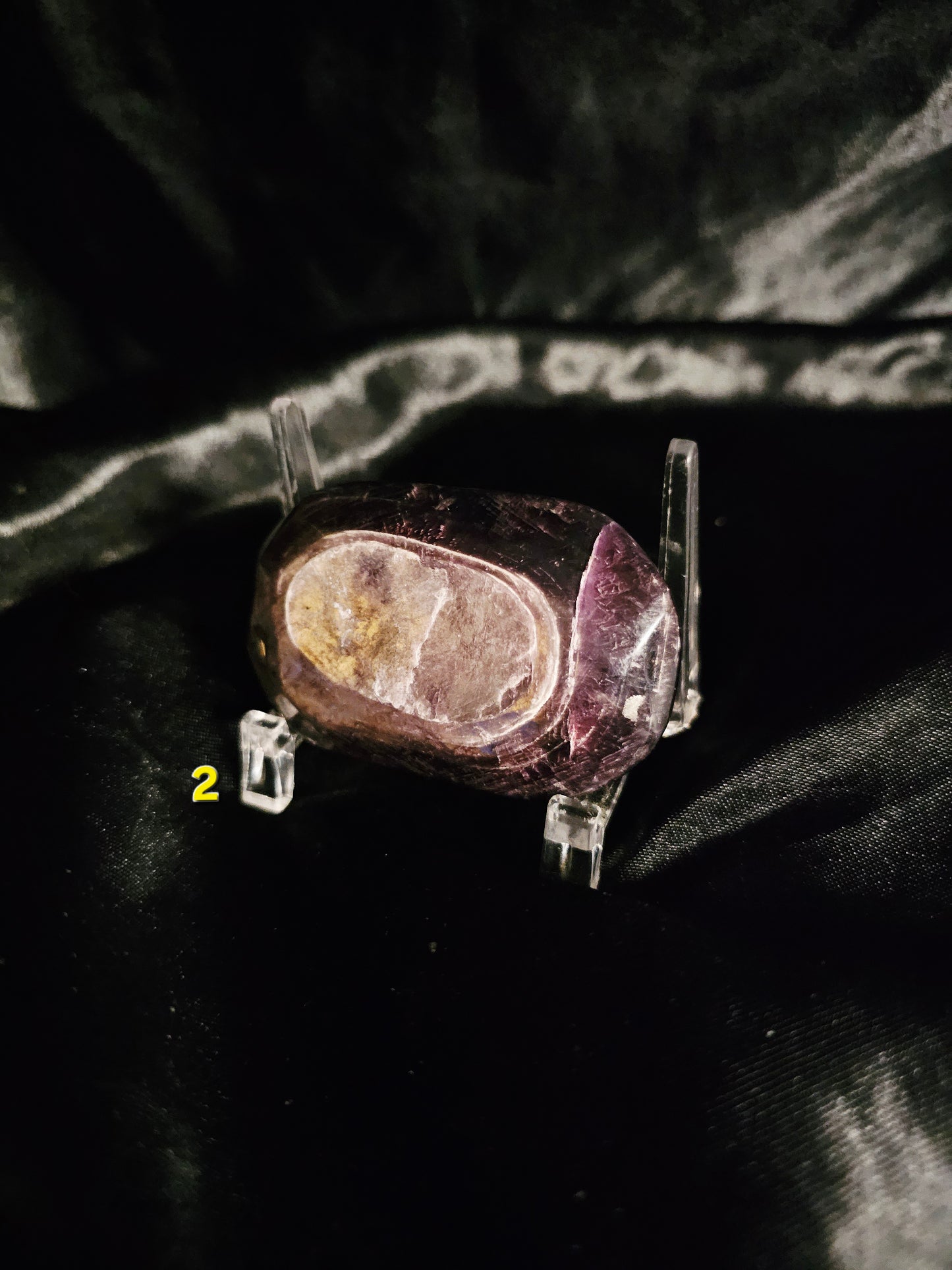 💜 Premium Lepidolite Palm Stone