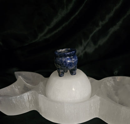 Cauldron, mini - Sodalite