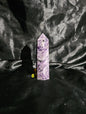 🟣 Charoite Tower — Natural Siberian Swirl Pattern
