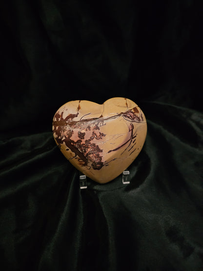 Mookaite Heart Bowl - 4"