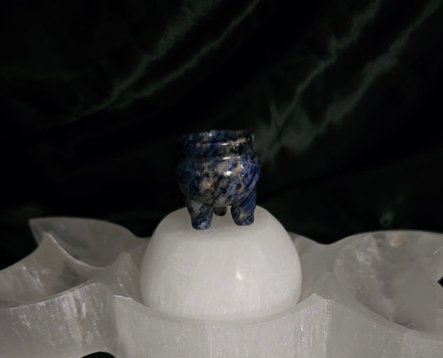 Cauldron, mini - Sodalite