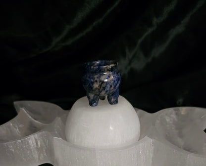 Cauldron, mini - Sodalite