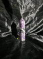🟣 Charoite Tower — Natural Siberian Swirl Pattern