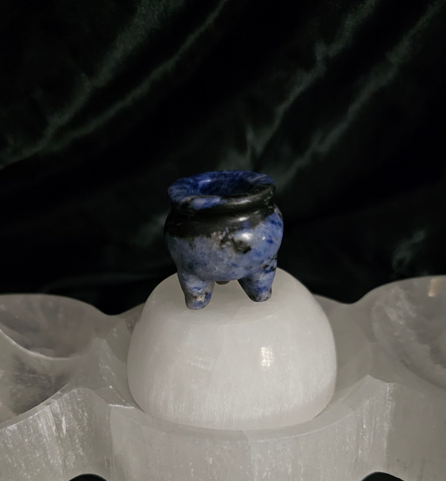 Cauldron, mini - Sodalite