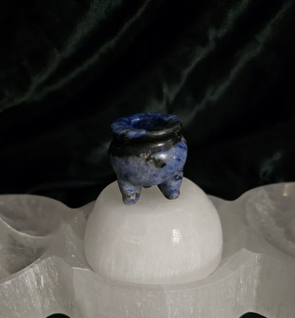 Cauldron, mini - Sodalite
