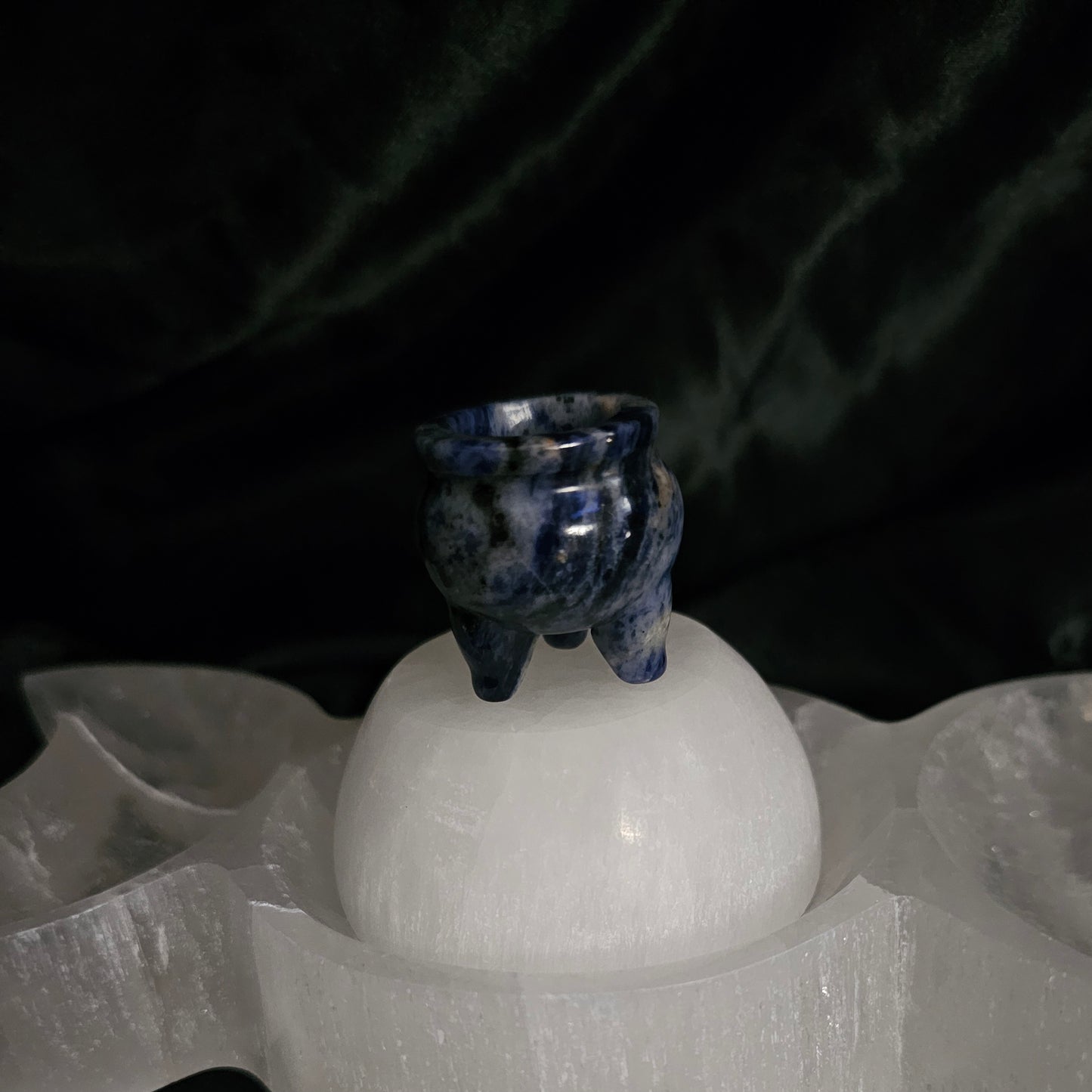 Cauldron, mini - Sodalite