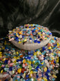 Multi‑Color Synthetic Cat’s Eye Tumble Chips (6–8mm) |