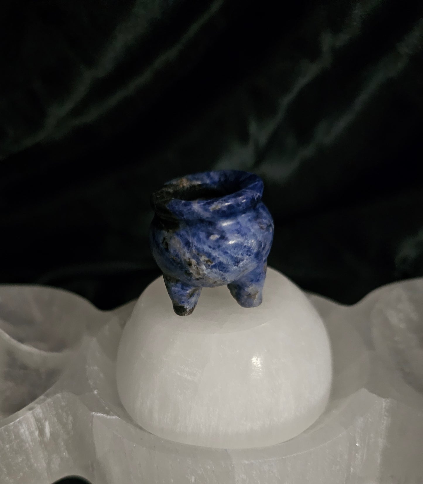 Cauldron, mini - Sodalite