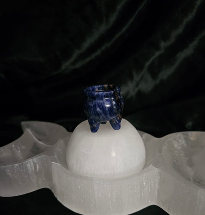 Cauldron, mini - Sodalite