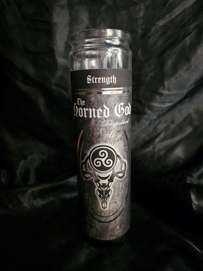 🔥 Strength – The Horned God Candle