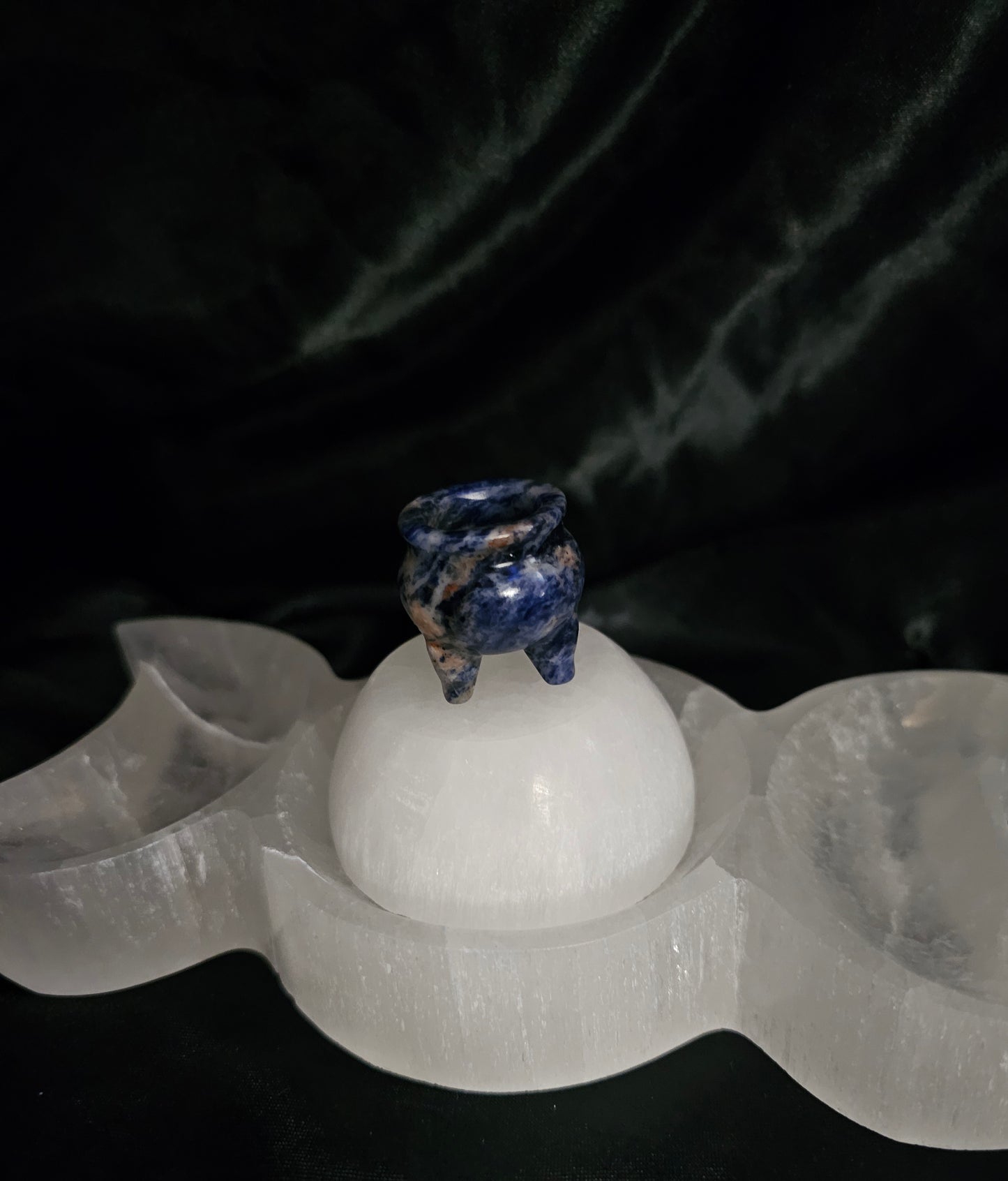 Cauldron, mini - Sodalite