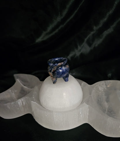 Cauldron, mini - Sodalite