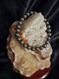 Pyrite Bracelet – 8mm Natural Stone Beads – 8–8.5" Stretch Fit