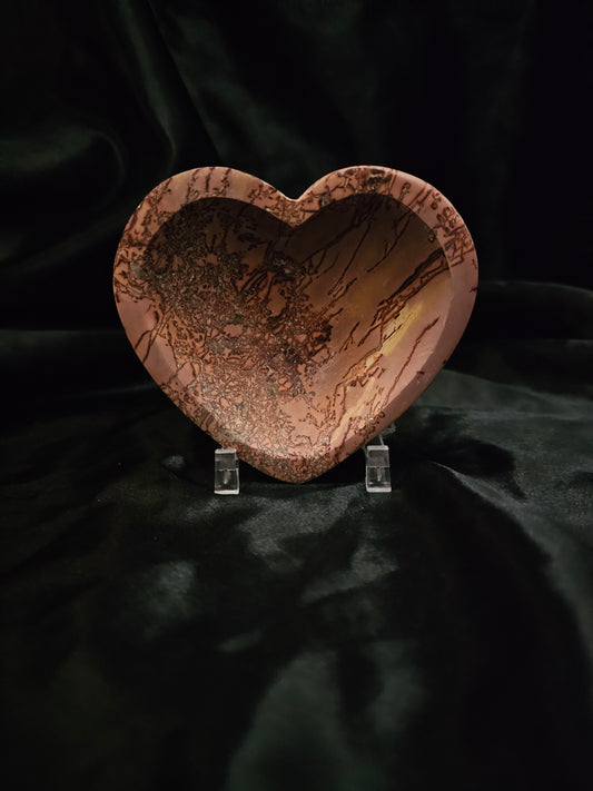 Mookaite Heart Bowl - 4"