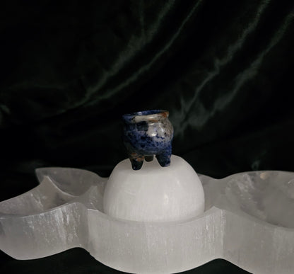 Cauldron, mini - Sodalite