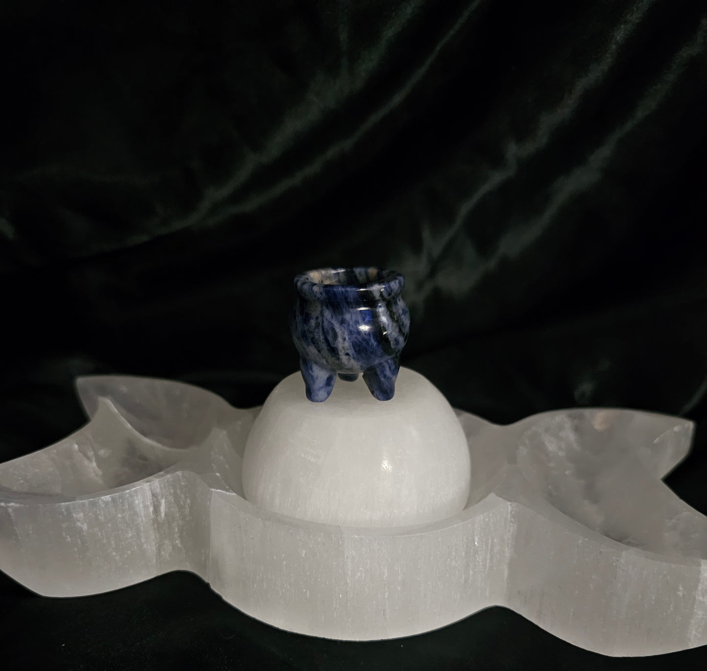 Cauldron, mini - Sodalite