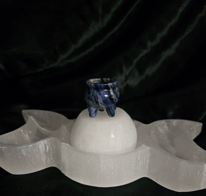 Cauldron, mini - Sodalite