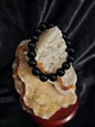 Black Onyx Bracelet – 12mm Natural Stone Beads – Stretch Fit