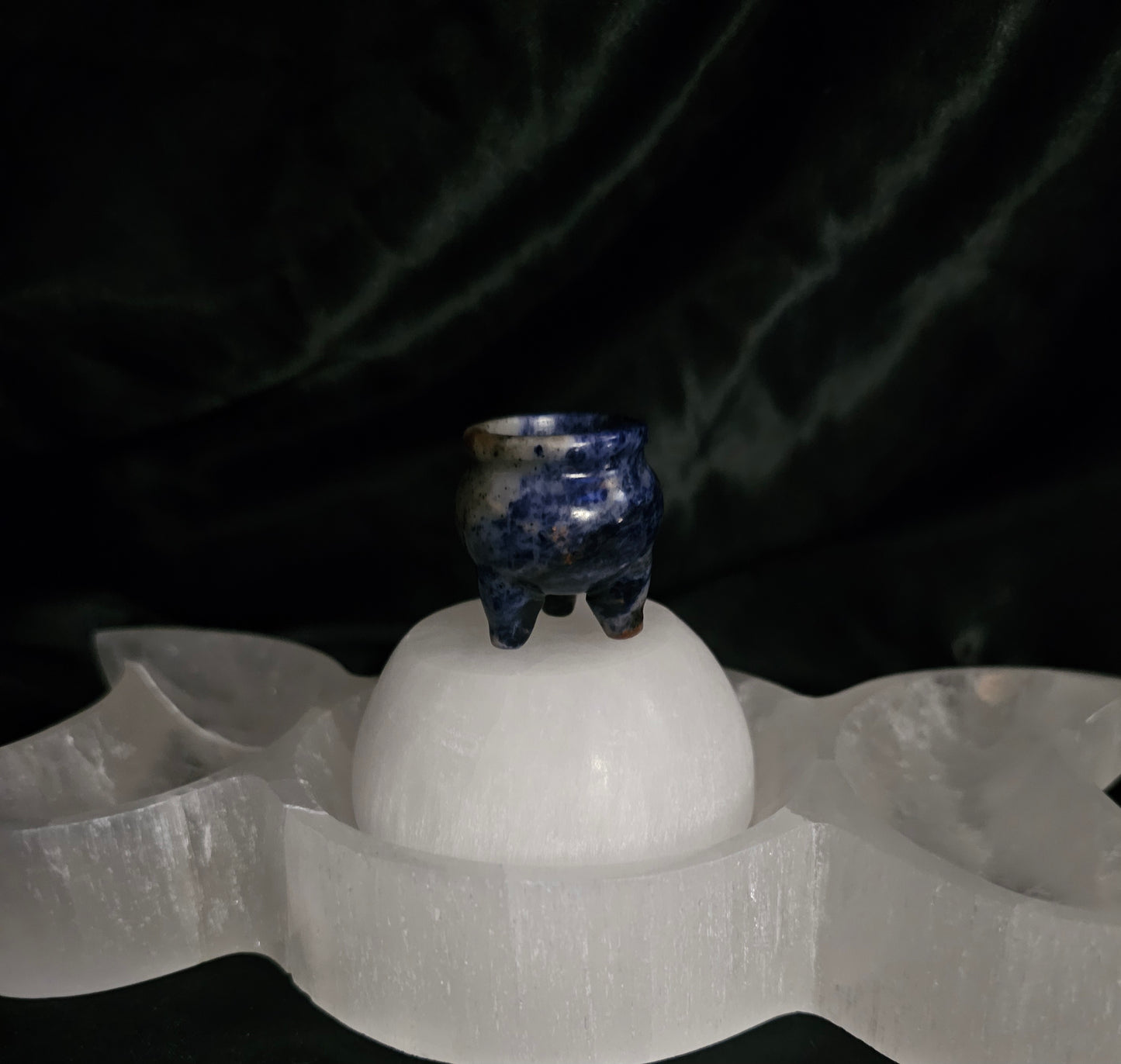 Cauldron, mini - Sodalite