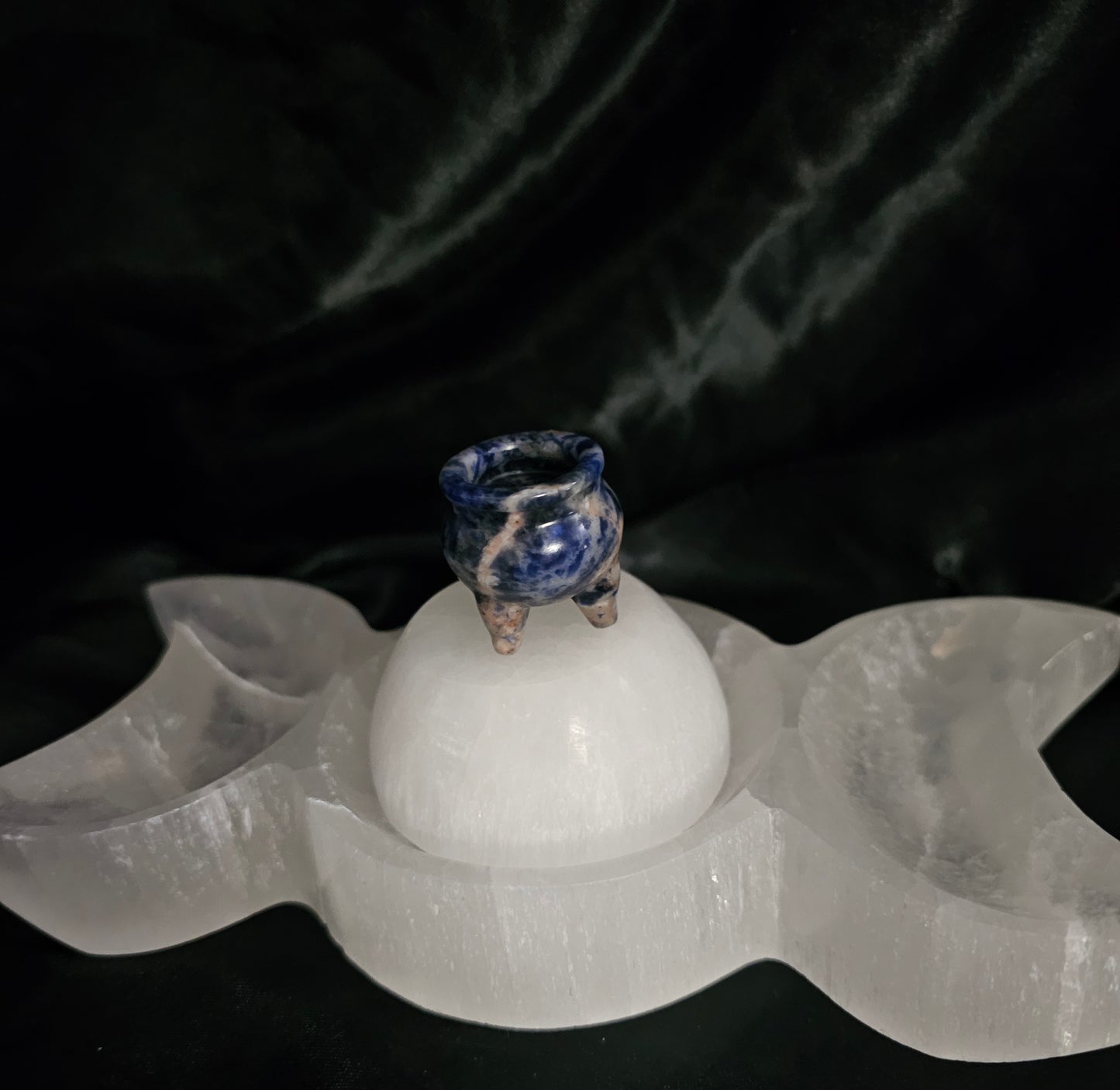 Cauldron, mini - Sodalite