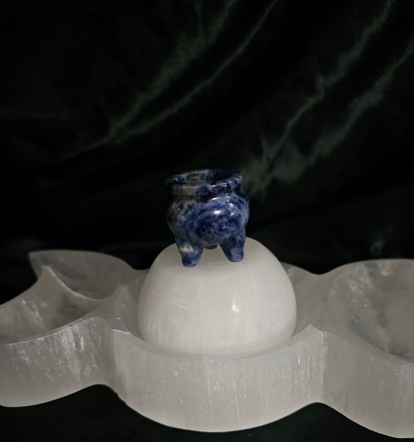 Cauldron, mini - Sodalite
