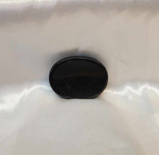 Black Onyx Worry Stone