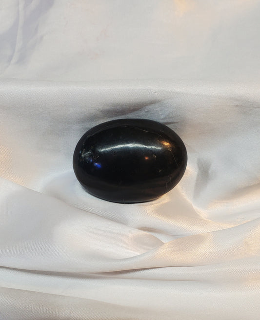 Black Tourmaline Palm Stone