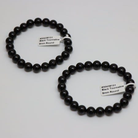 Black Tourmaline Bracelet / Different Sizes and Styles