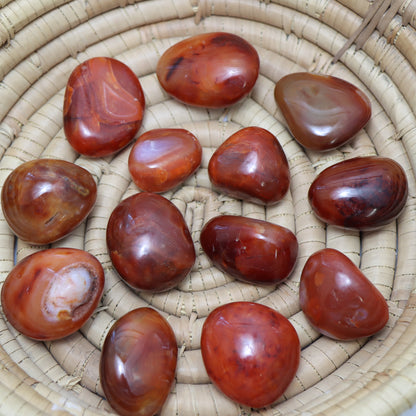 Carnelian Palm Stone