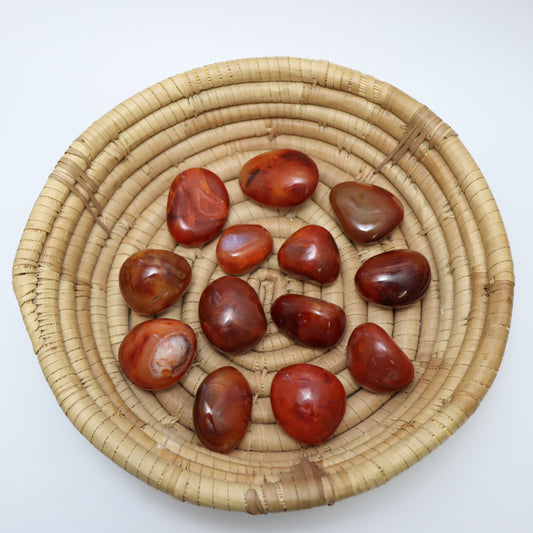 Carnelian Palm Stone