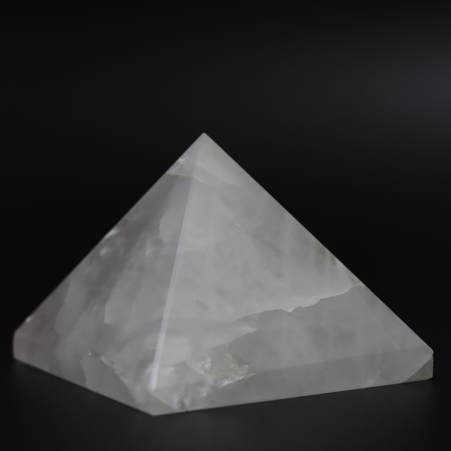 Snow Quartz Pyramid