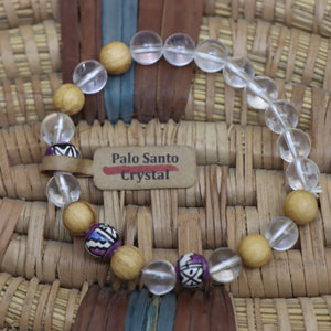 Palo Santo & Crystal Bracelet