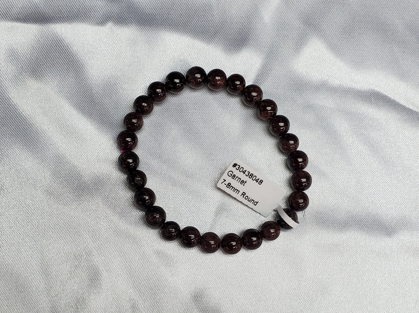 Garnet Bracelet / 4mm, 8mm