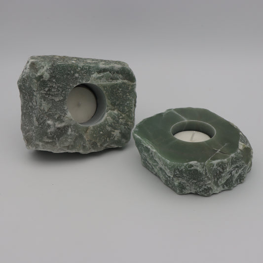 Green Aventurine Candle Holder