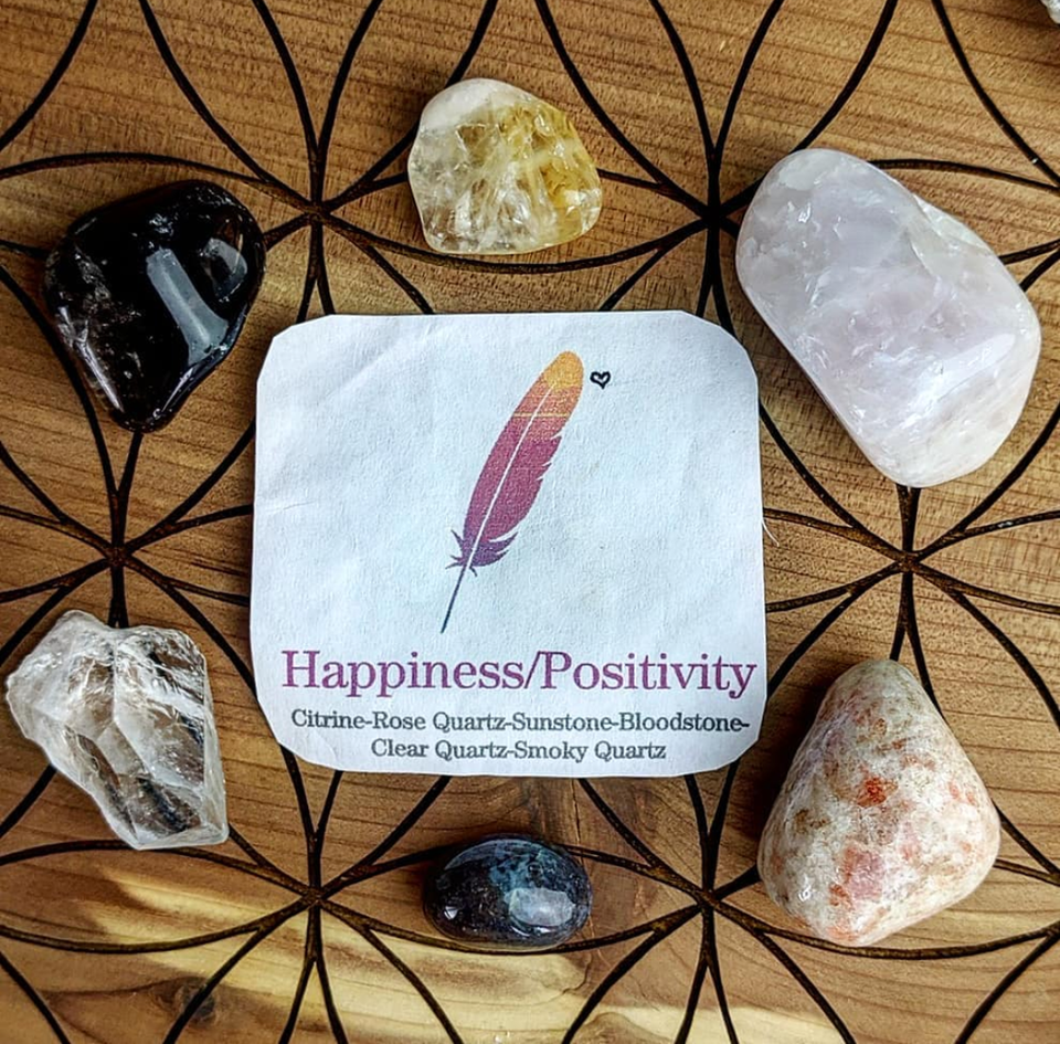 Happiness and Positivity Crystals Set