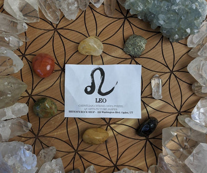 L E O - Crystal Zodiac Set