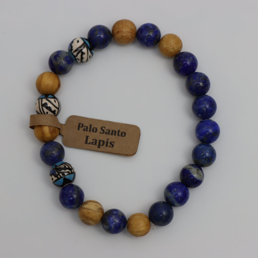 Palo Santo & Crystal Bracelet