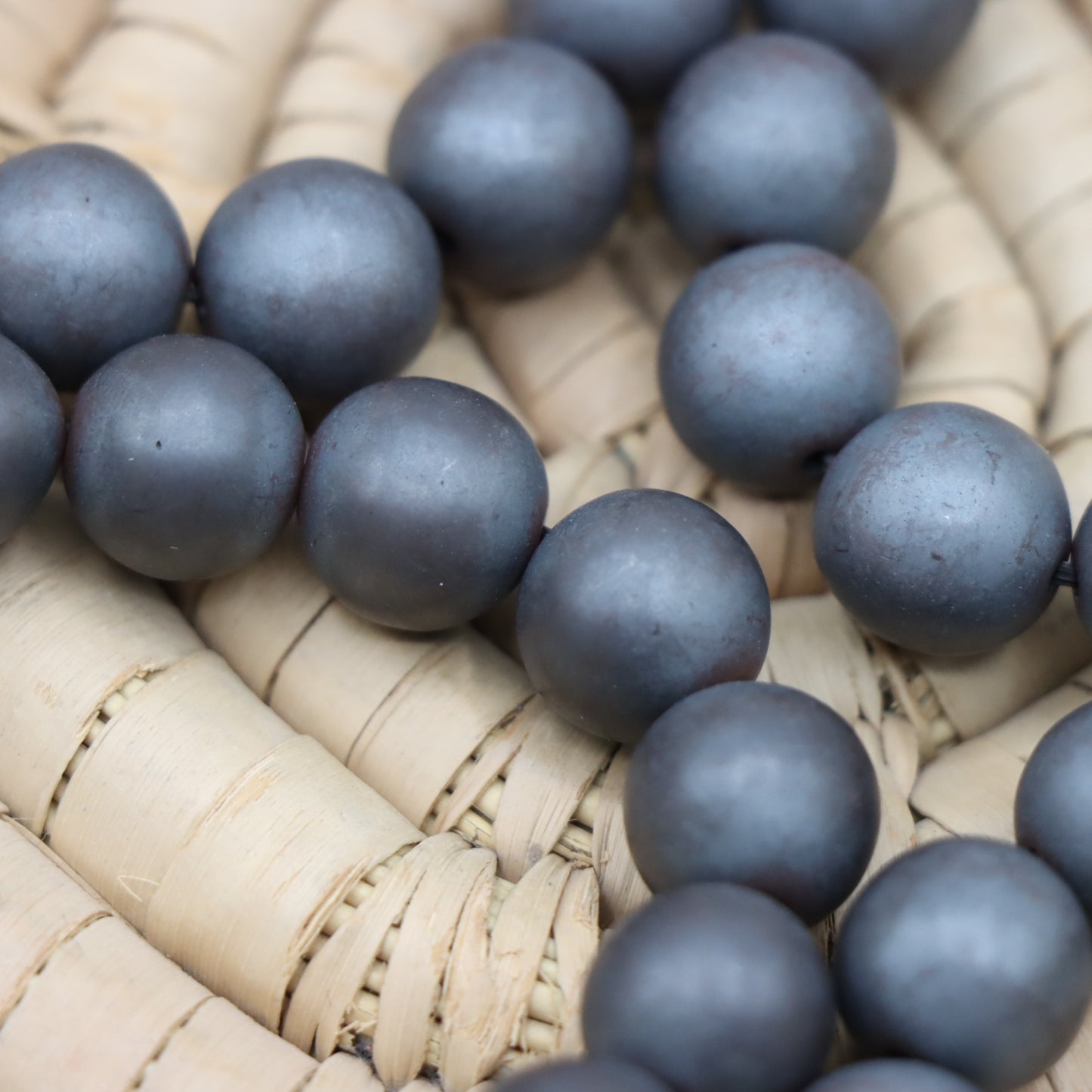 Matte Hematite Bracelet