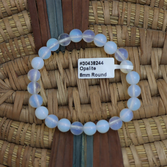 Opalite Bracelets - Variations in Styles - 4mm, 8mm