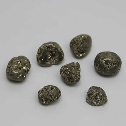 Pyrite Tumbled Stones