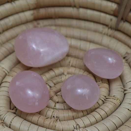 Rose Quartz Palm Stone