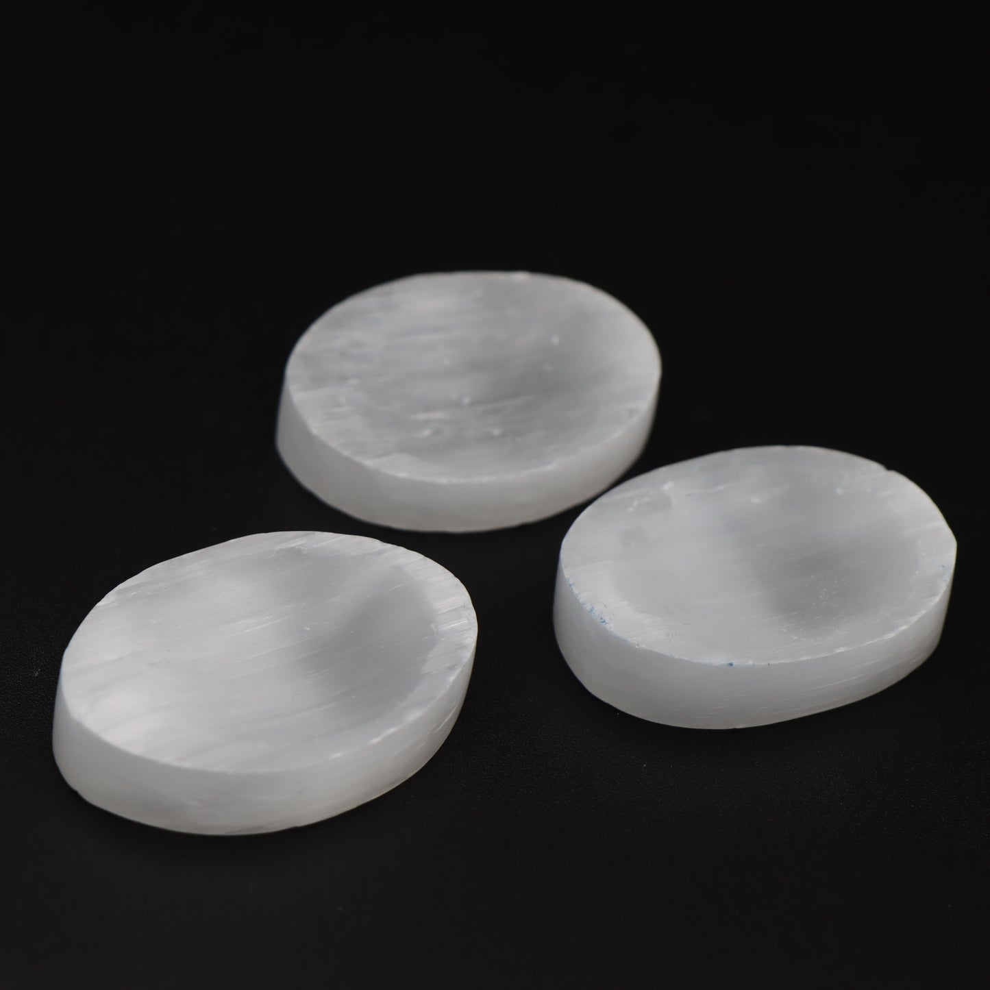 Selenite Worry Stone