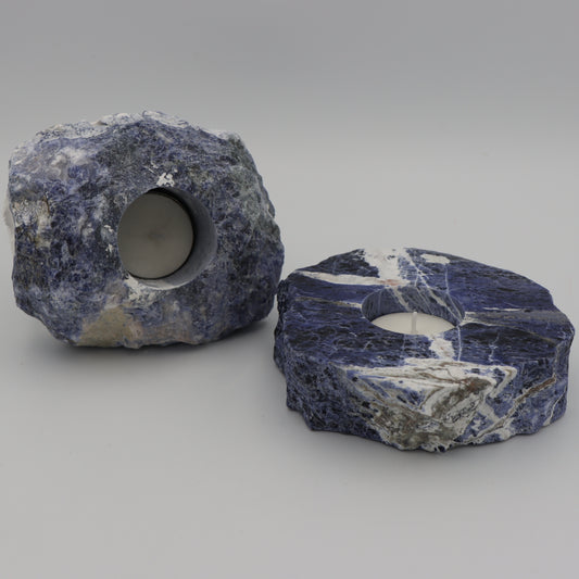 Sodalite Candle Holder