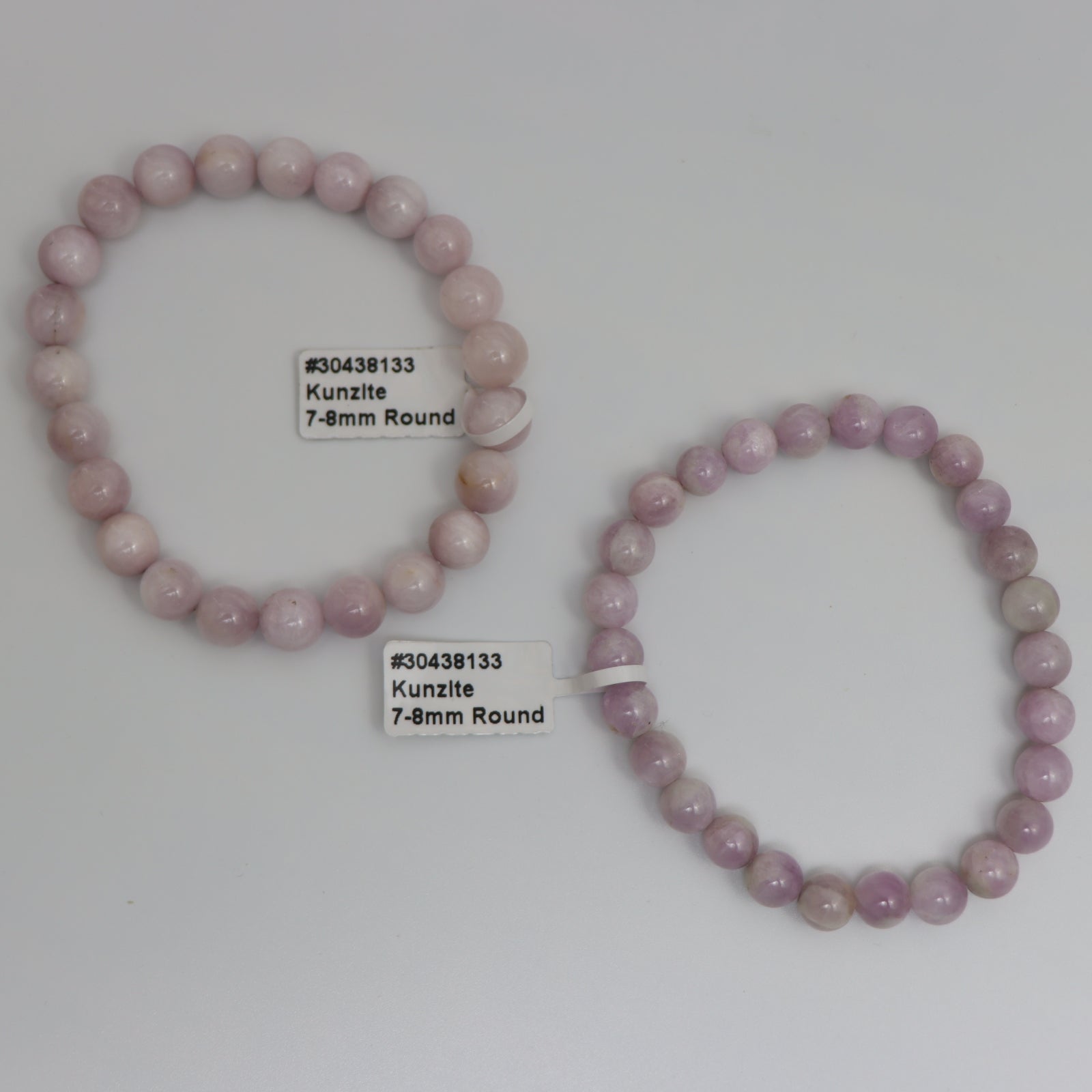 Buy Natural Kunzite Bracelet Crystal Stone 8mm Beads Bracelet Round Shape  Color  Pink  Globally